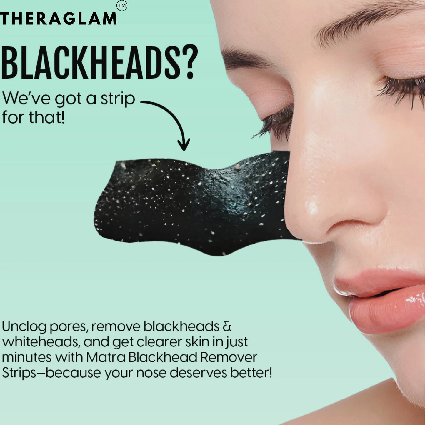 Charcoal Detox Nose Strips Theraglam