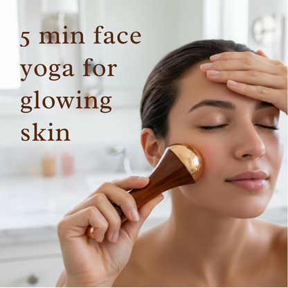 Kansa Wand 2-in-1 Ayurvedic Massager – Face, Body & Foot | 100% Bronze (Kansa/Kasya Vati)